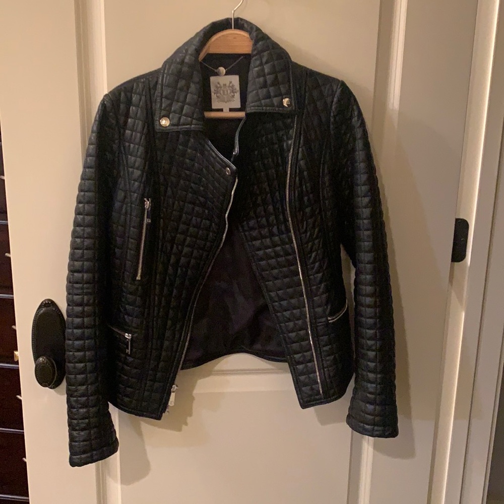 Dawn Levy Quilted Leather Jacket